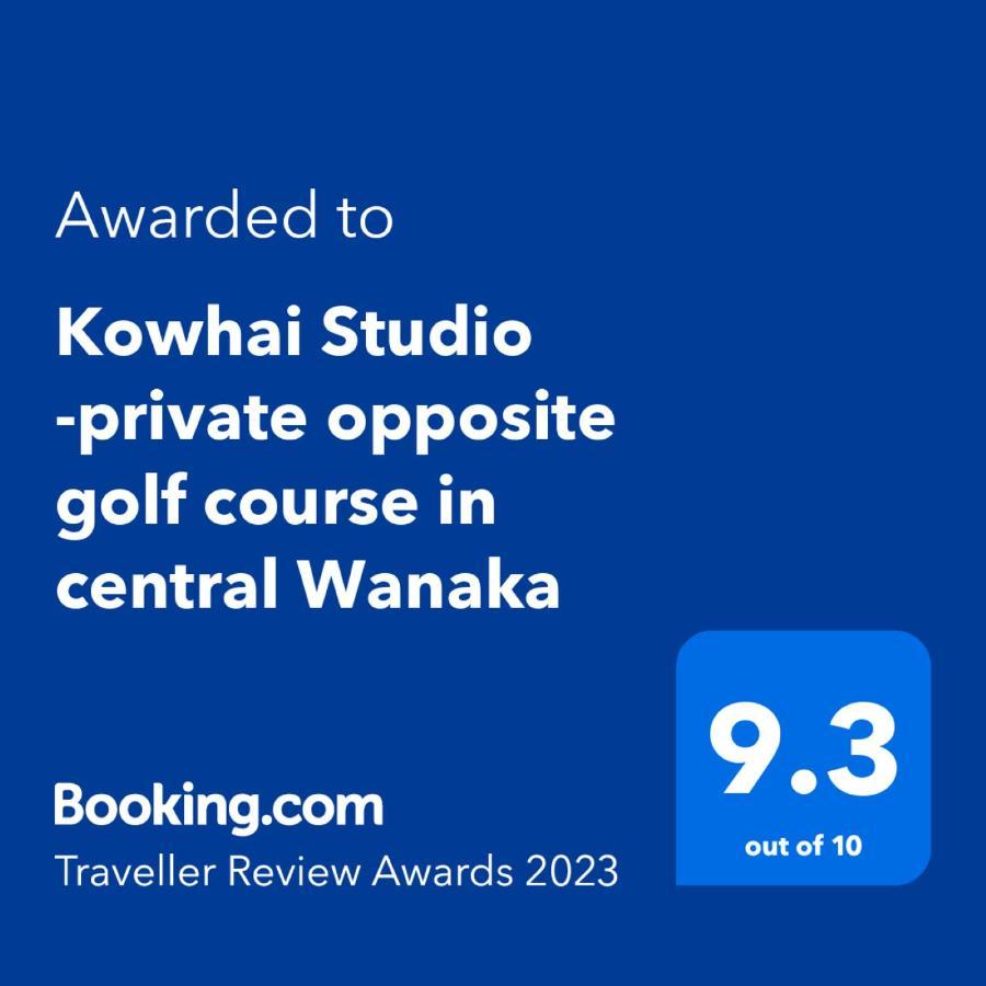 Kowhai Studio -Private Opposite Golf Course In Central Ванака Экстерьер фото